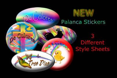 De Colores Stickers for Palanca